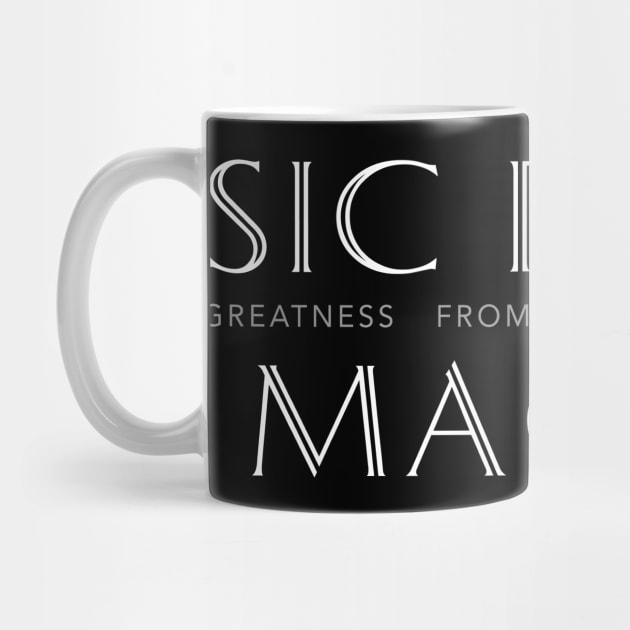 Latin Inspirational Quote: Sic Pavis Magna (Greatness From Small Beginnings) by Elvdant